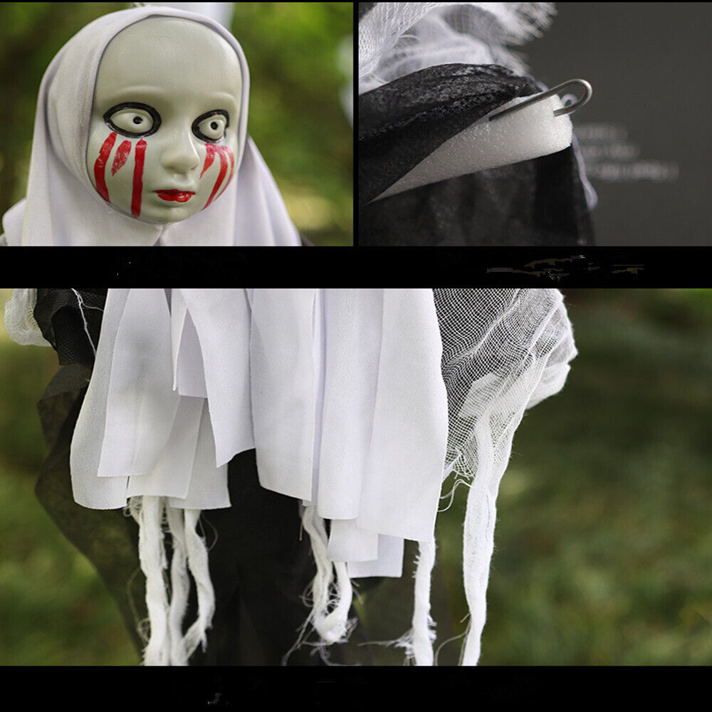 😈Garden Yard Hanging Skeleton Skull Ghost Outdoor Decoration