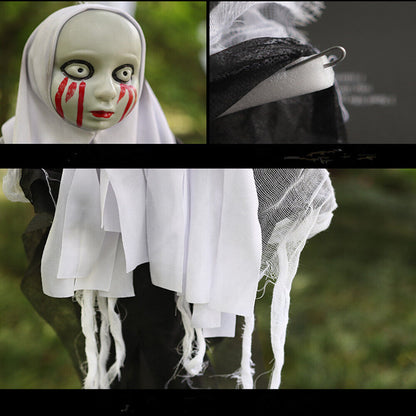 😈Garden Yard Hanging Skeleton Skull Ghost Outdoor Decoration